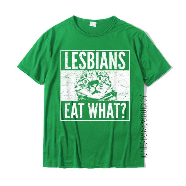 Dámské triko s nápisem Lesbians Eat What