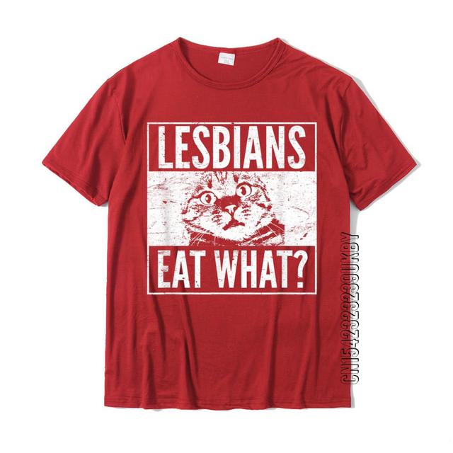 Dámské triko s nápisem Lesbians Eat What