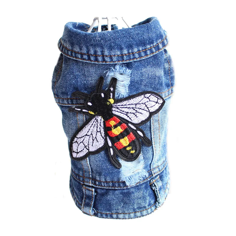 Džínová bunda pro psy