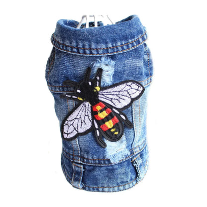 Džínová bunda pro psy
