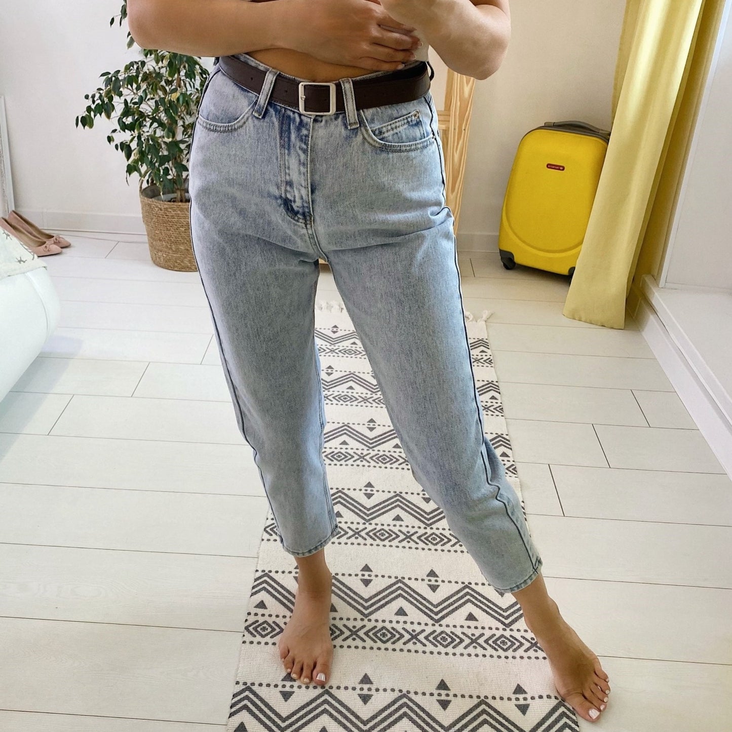 Dámské high waisted džíny