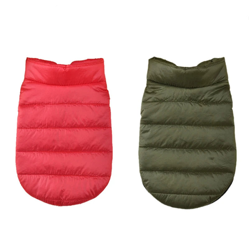 Jednobarevná bunda pro psy