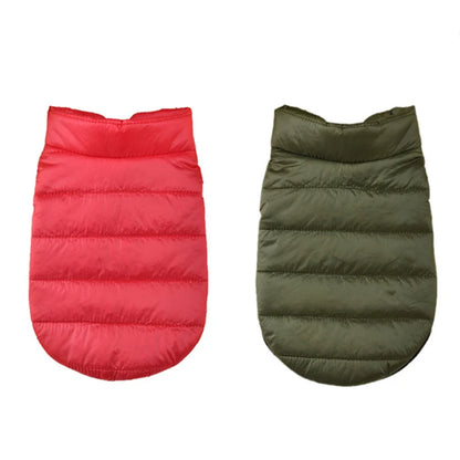 Jednobarevná bunda pro psy