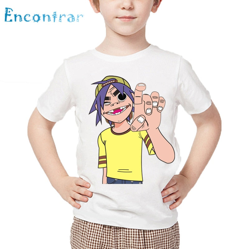 Dětské triko s nápisem Gorillaz