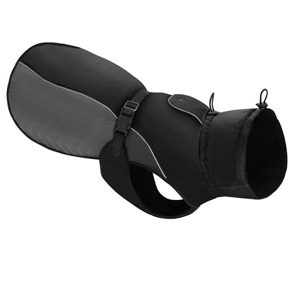 Dlouhá zimní bunda pro psy