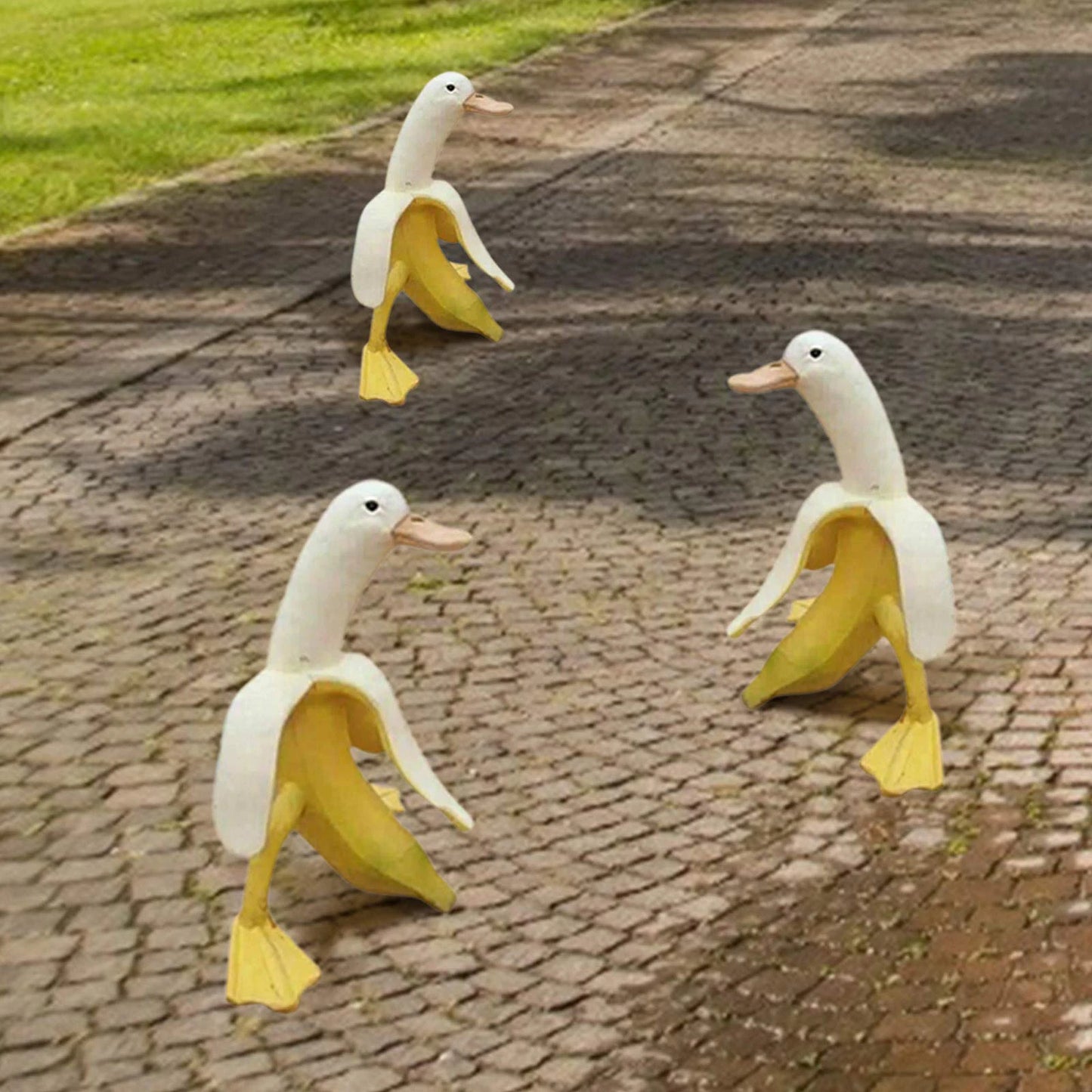 Dekorace na zahradu Husa v banánu