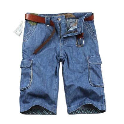 Pánské denim kraťasy
