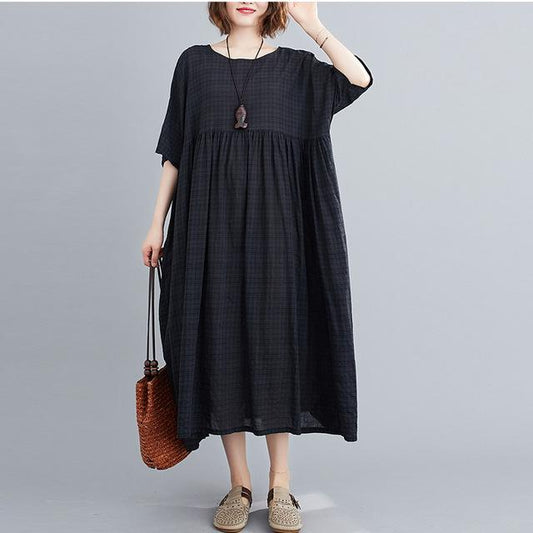 Dámské volné plus size letní šaty