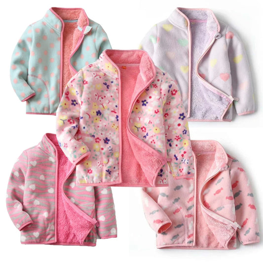 Fleece bunda se vzorem
