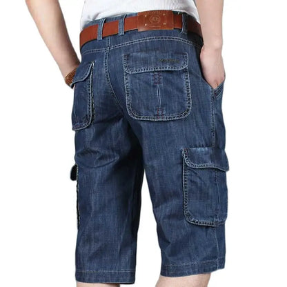 Pánské denim kraťasy