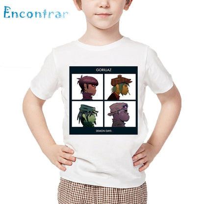 Dětské triko s nápisem Gorillaz