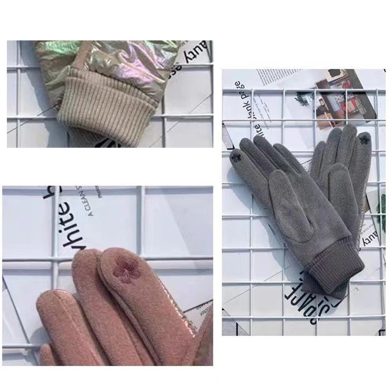 Dámské metalické rukavice