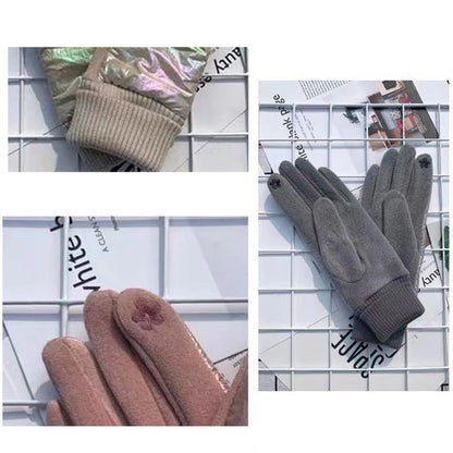 Dámské metalické rukavice