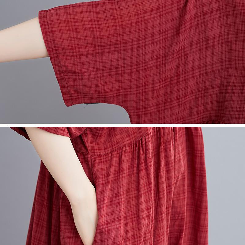 Dámské volné plus size letní šaty