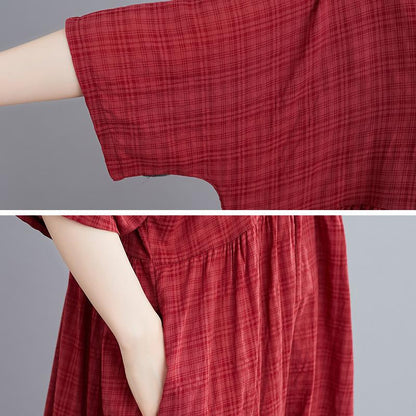 Dámské volné plus size letní šaty
