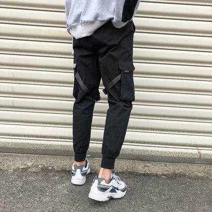 Pánské streetwear cargo kalhoty