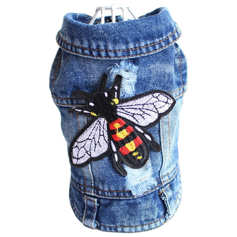 Džínová bunda pro psy