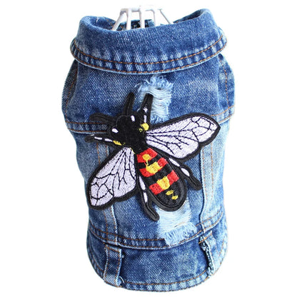 Džínová bunda pro psy