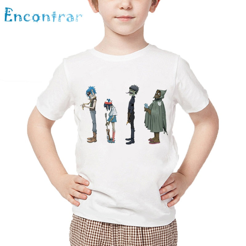 Dětské triko s nápisem Gorillaz