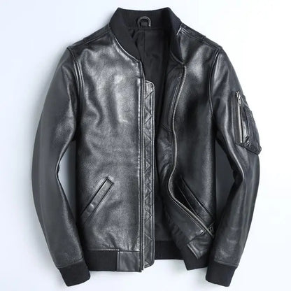 Pánský kožený bomber