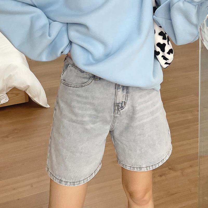 Dámské dlouhé denim kraťasy