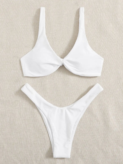 Dámské jednobarevné bikiny