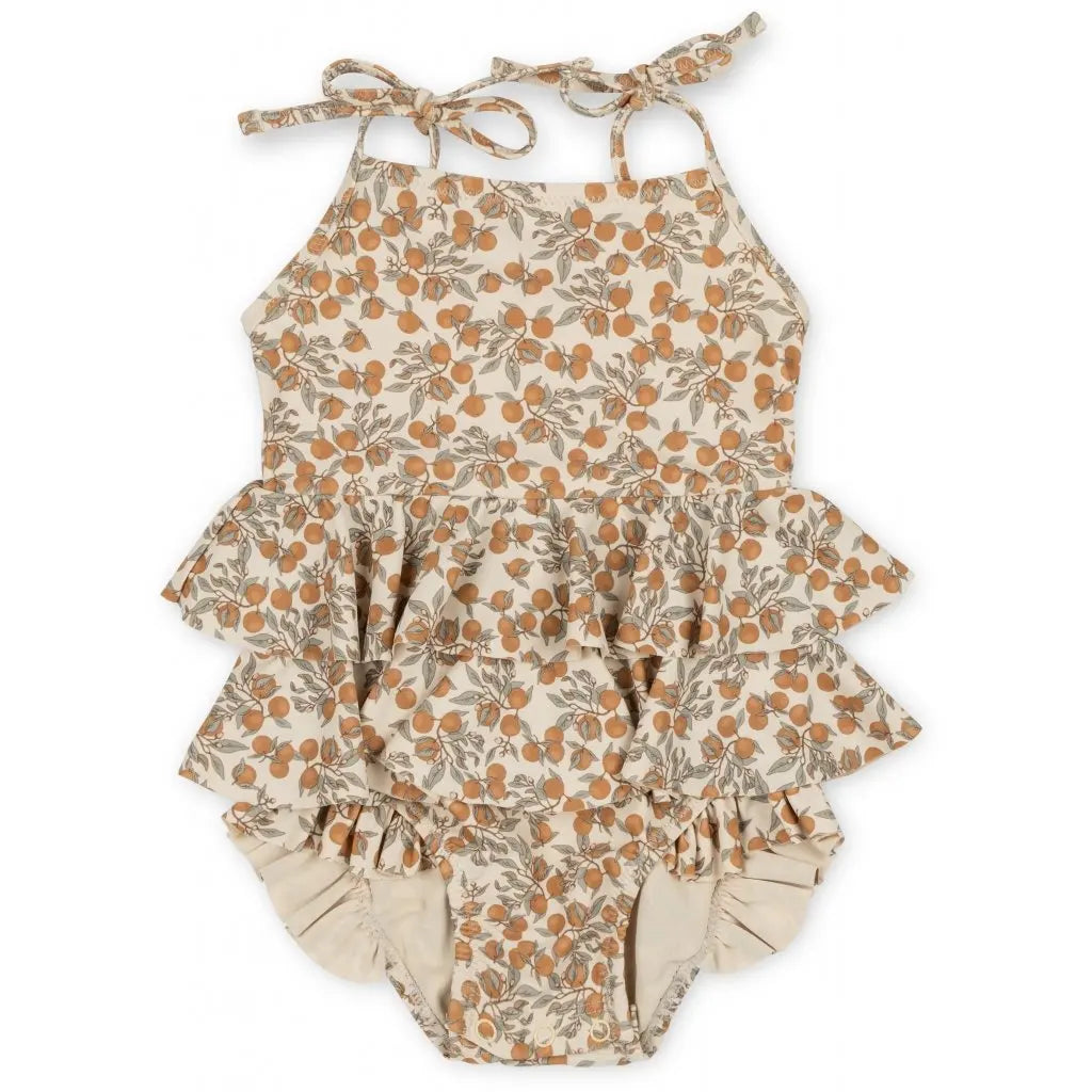 Dívčí plavky s volánky