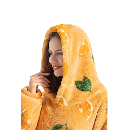 Mikinová deka se vzorem