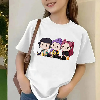 Dívčí oversized triko Demon Hunters