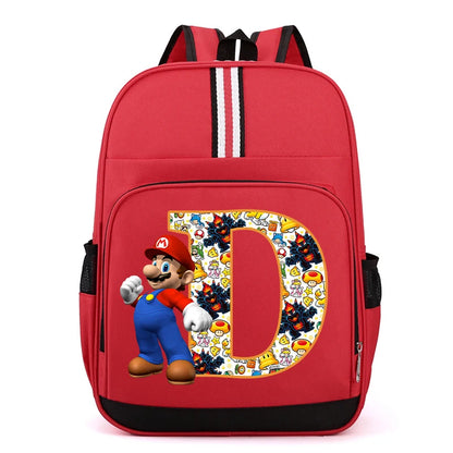 Školní batoh Super Mario s písmenem