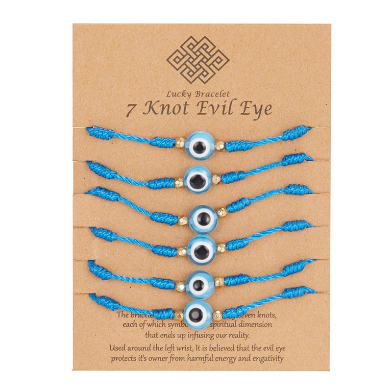 Náramek evil eye 6 ks