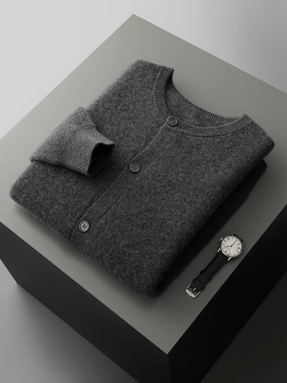 Pánský kardigan 100 % merino vlna