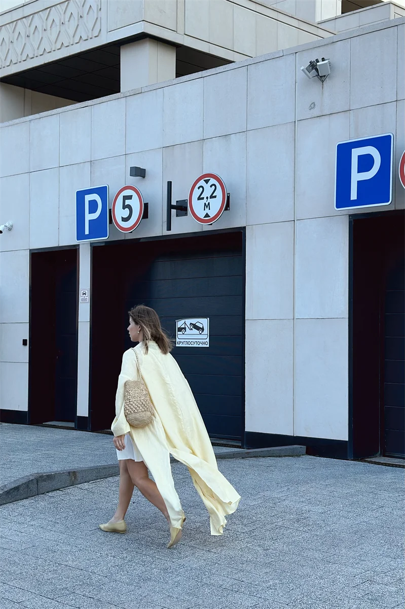 Dámské kimono ze 100% lnu