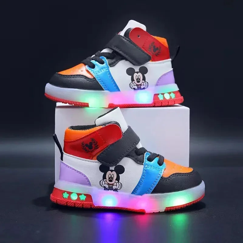 Dětské svítící tenisky Mickey