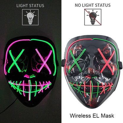 Neonová Led maska