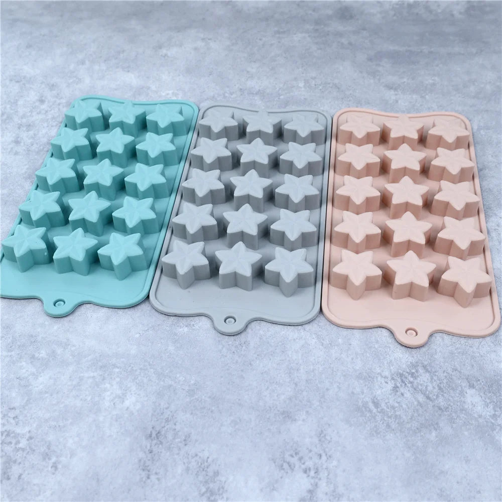 Silikonové formy Hvězdičky