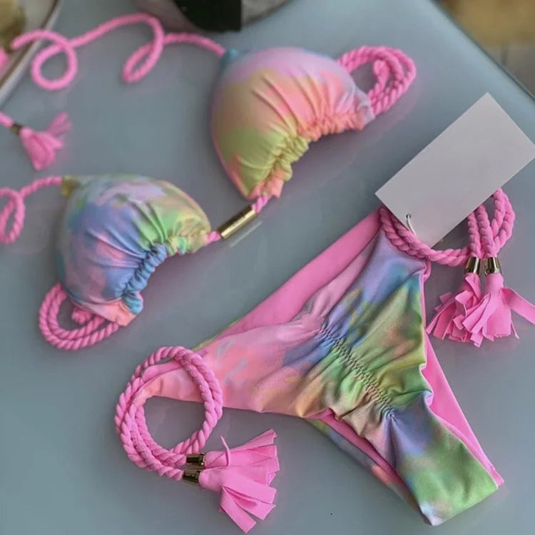 Dámské barevné bikiny