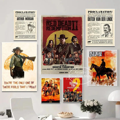 Plakát Red Dead Redemption