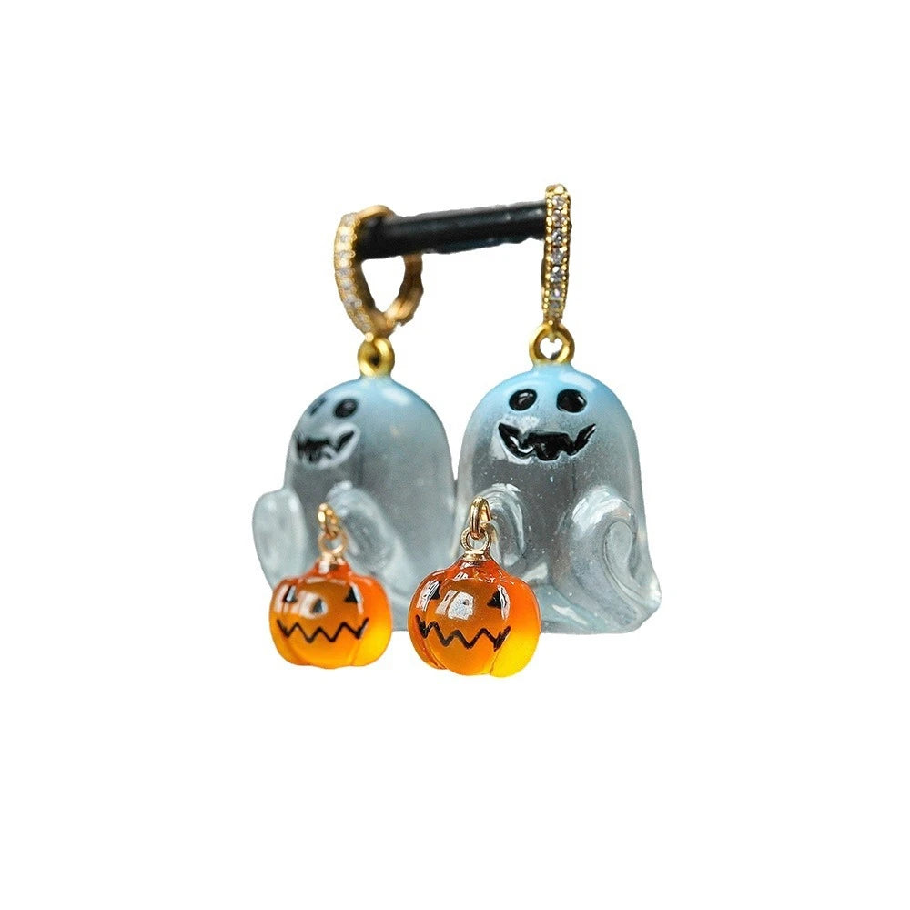 Náušnice Halloweenský duch