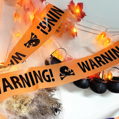 Páska Warning na Halloween