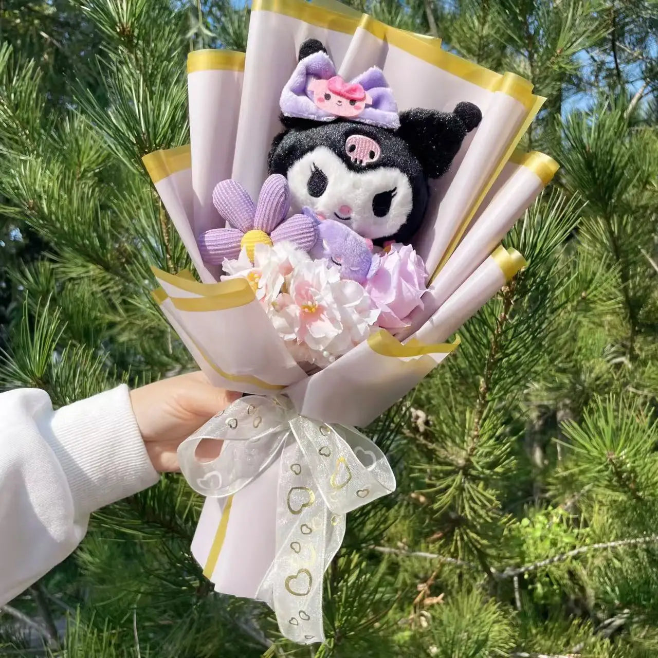 Plyšová kytice Sanrio