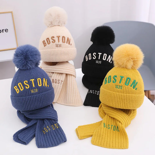 Set čepice a šály Boston