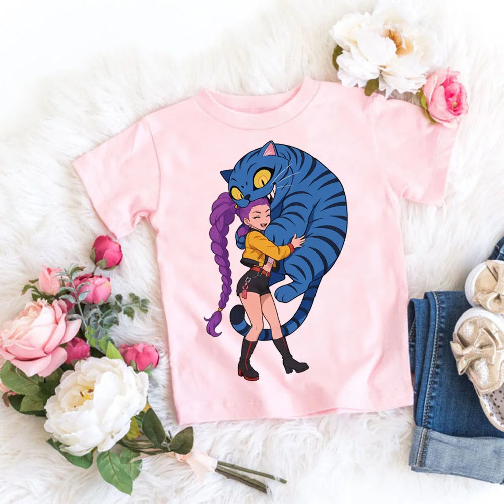 Dívčí tričko Demon Hunters