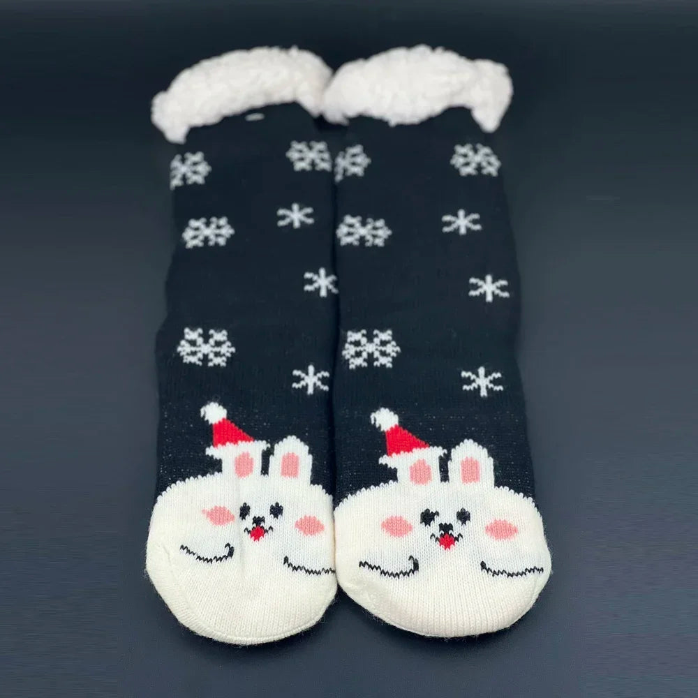 Vánoční teplé ponožky
