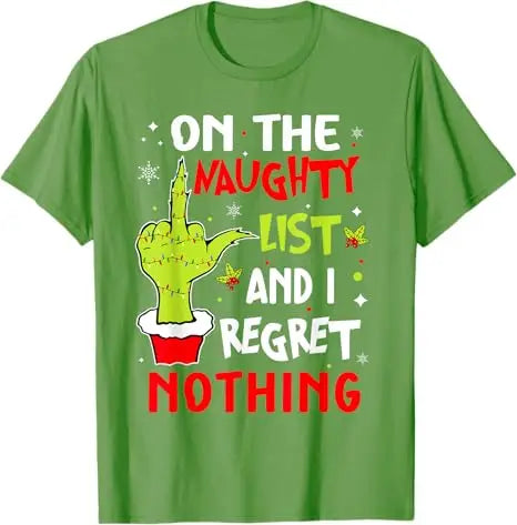 Unisex triko Grinch text