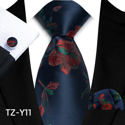 Hedvábná kravata se vzorem