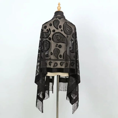 Dámská šál se vzorem