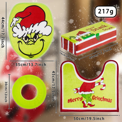 Koberečky do koupelny Grinch