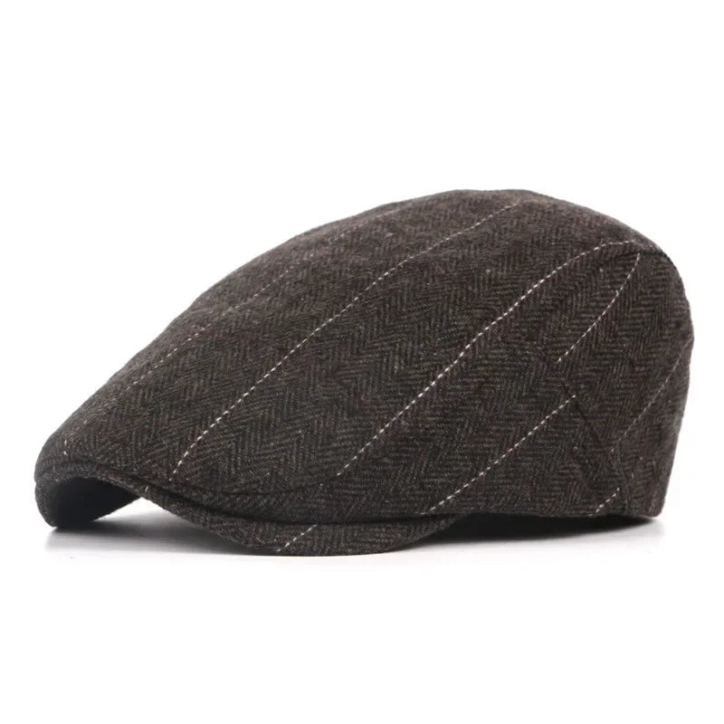 Pánský beret se vzorem