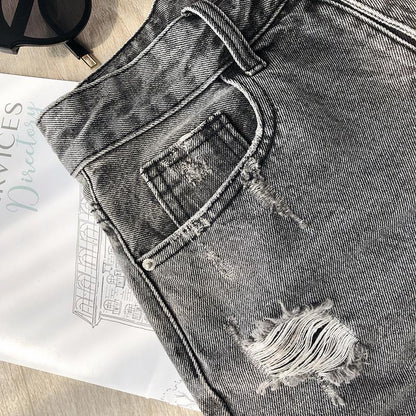 Dámské stylové denim kraťasy